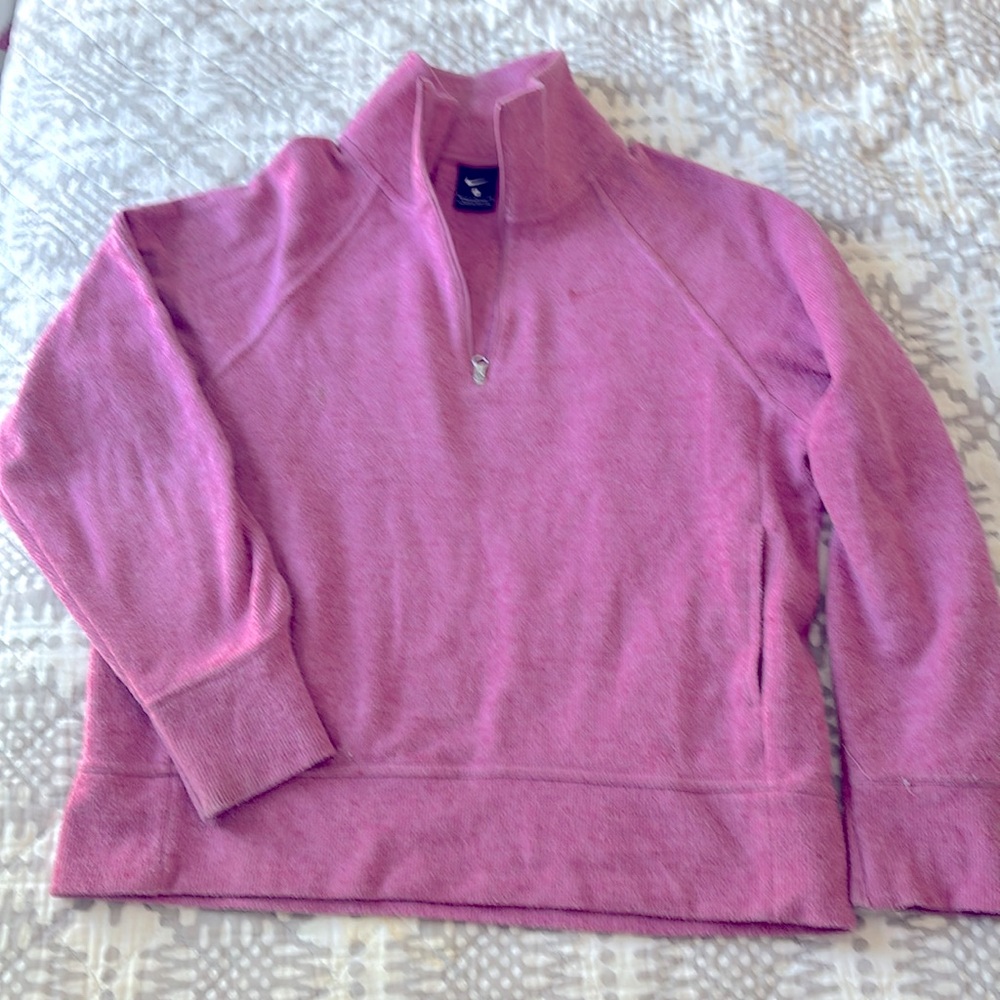 Pink1/4 zip Nike